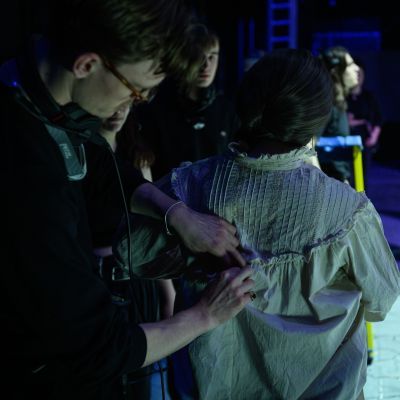 Backstage on A Star Next to The Moon